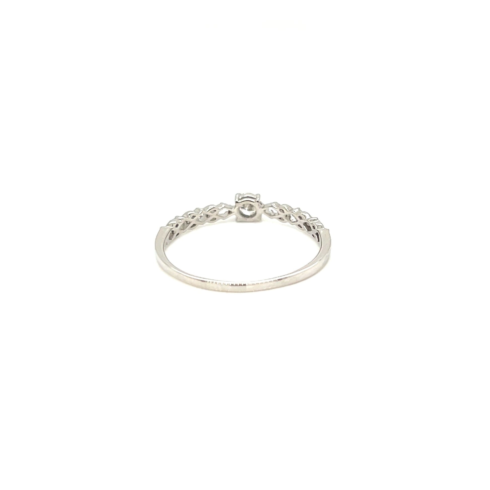 4 - prong Dia Antique Ring 0.1ct - JMW Jewelry Wholesale