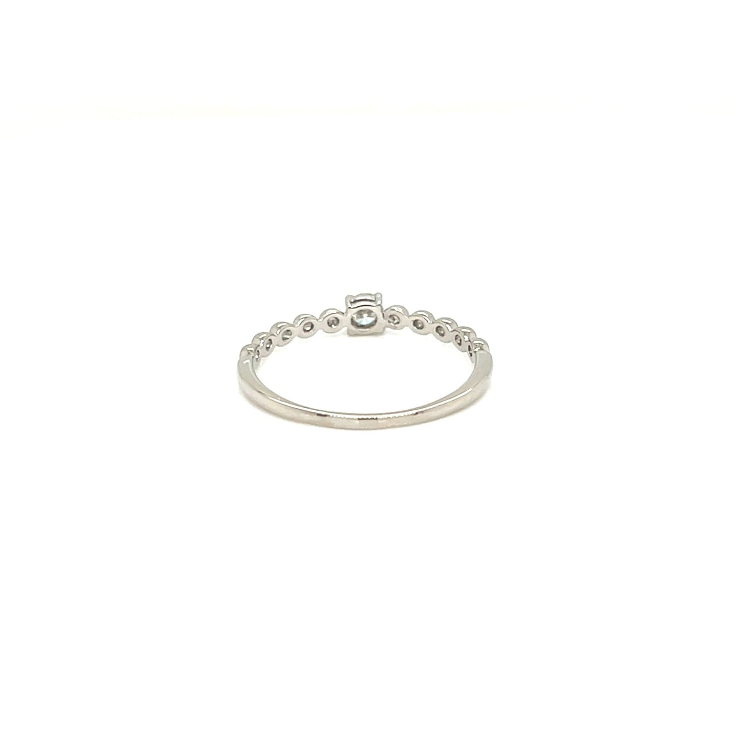 4 - prong Dia Beads Ring 0.1ct - JMW Jewelry Wholesale