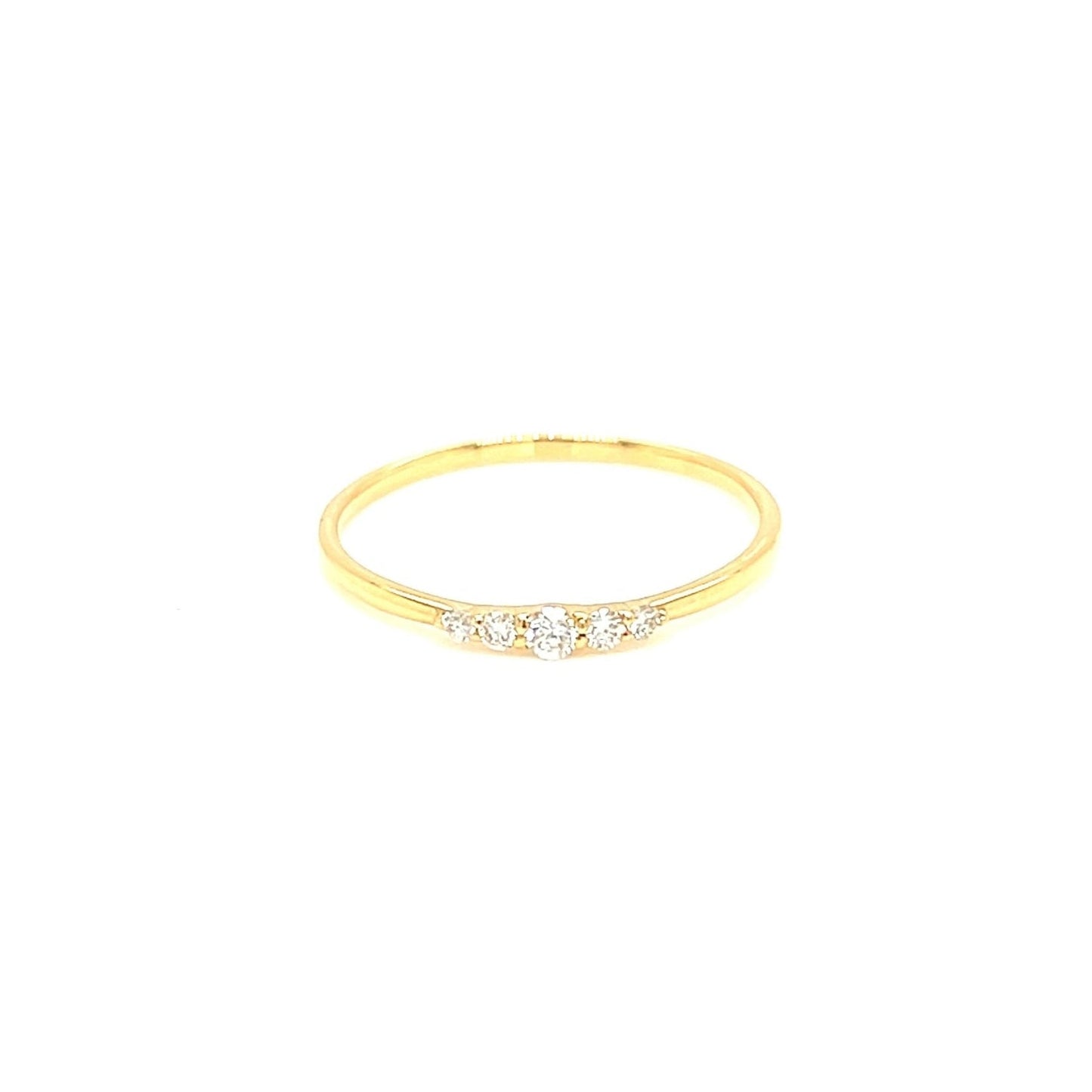 5 Dia Gradual Ring N 0.08ct - JMW Jewelry Wholesale