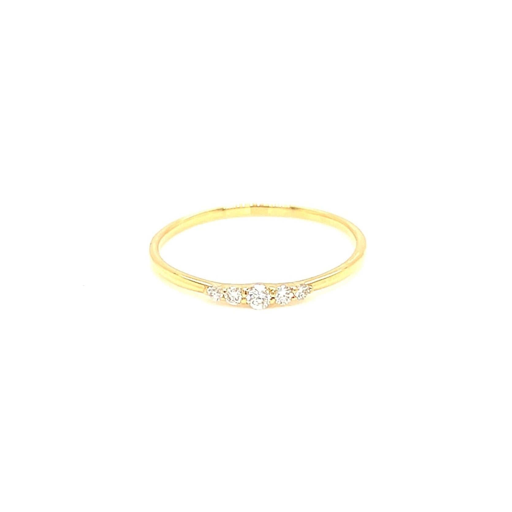 5 Dia Gradual Ring N 0.08ct - JMW Jewelry Wholesale