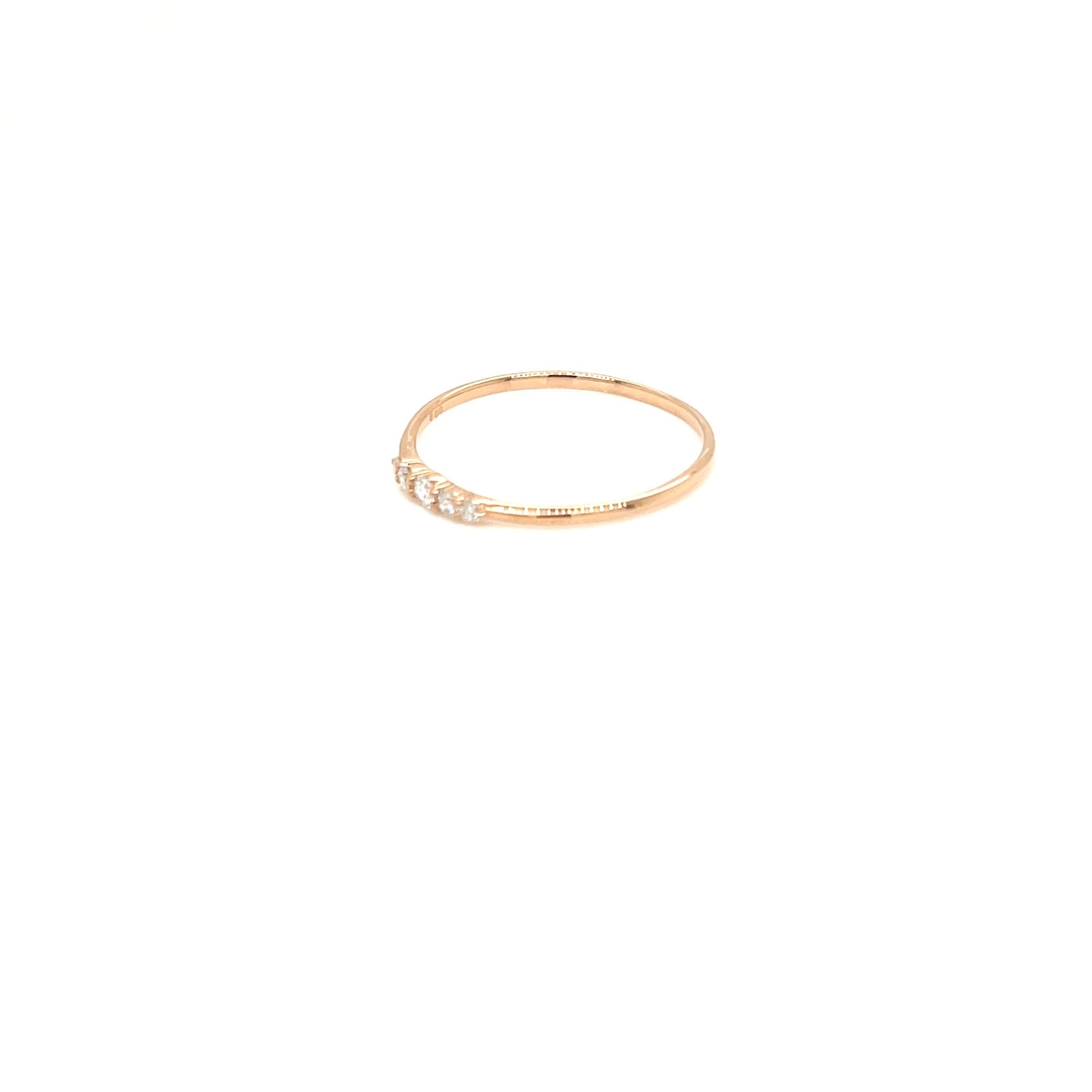 5 Dia Gradual Ring N 0.08ct - JMW Jewelry Wholesale