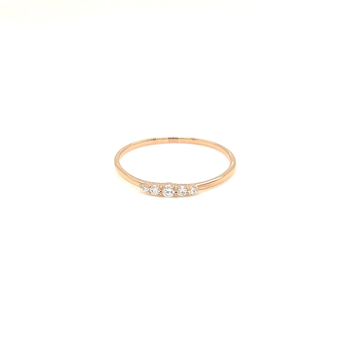 5 Dia Gradual Ring N 0.08ct - JMW Jewelry Wholesale