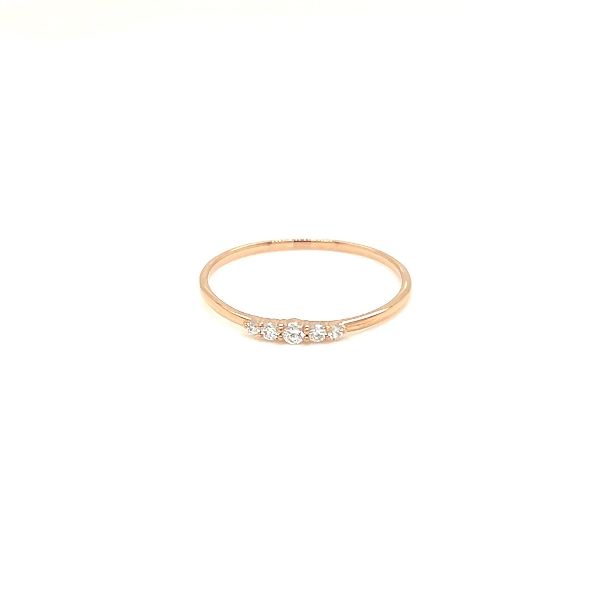 5 Dia Gradual Ring N 0.08ct - JMW Jewelry Wholesale