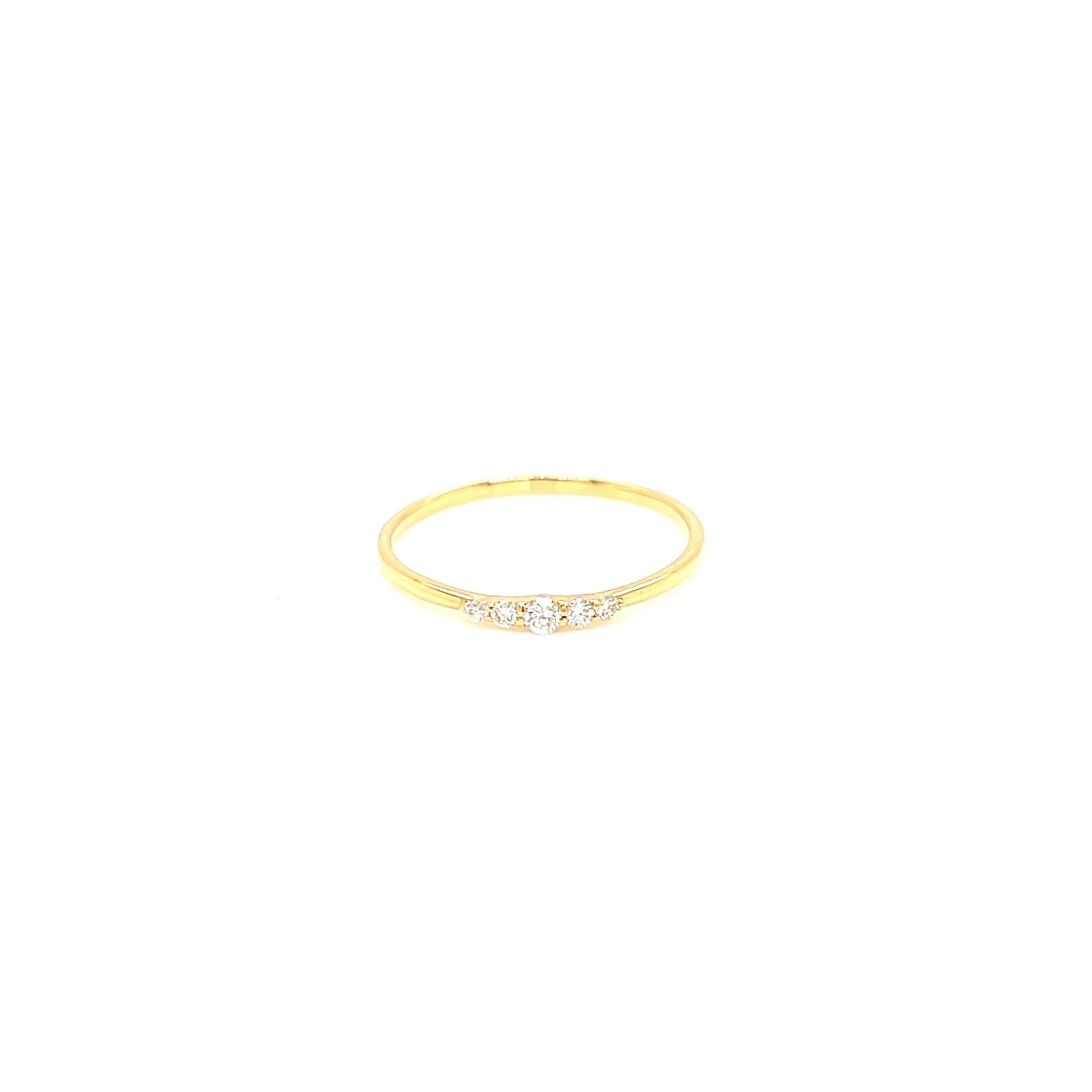 5 Dia Gradual Ring N 0.08ct - JMW Jewelry Wholesale