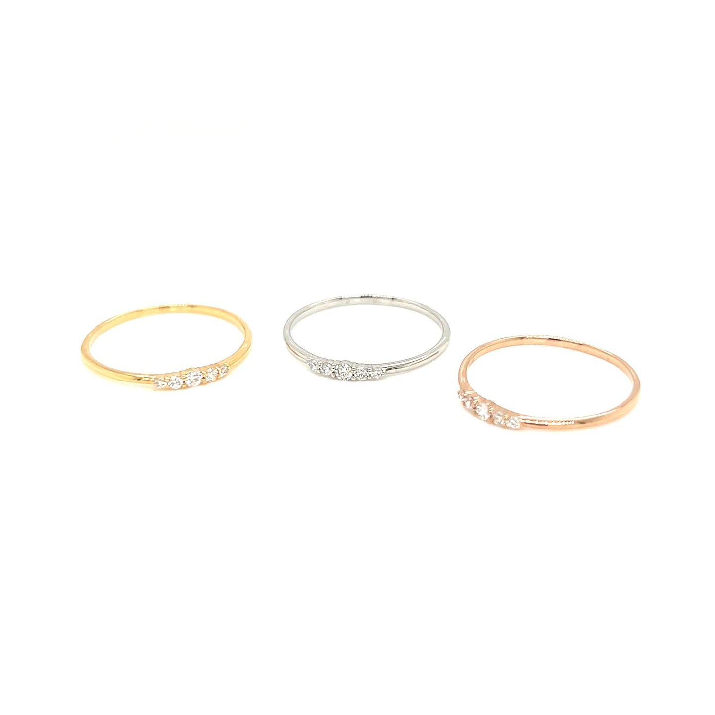 5 Dia Gradual Ring N 0.08ct - JMW Jewelry Wholesale