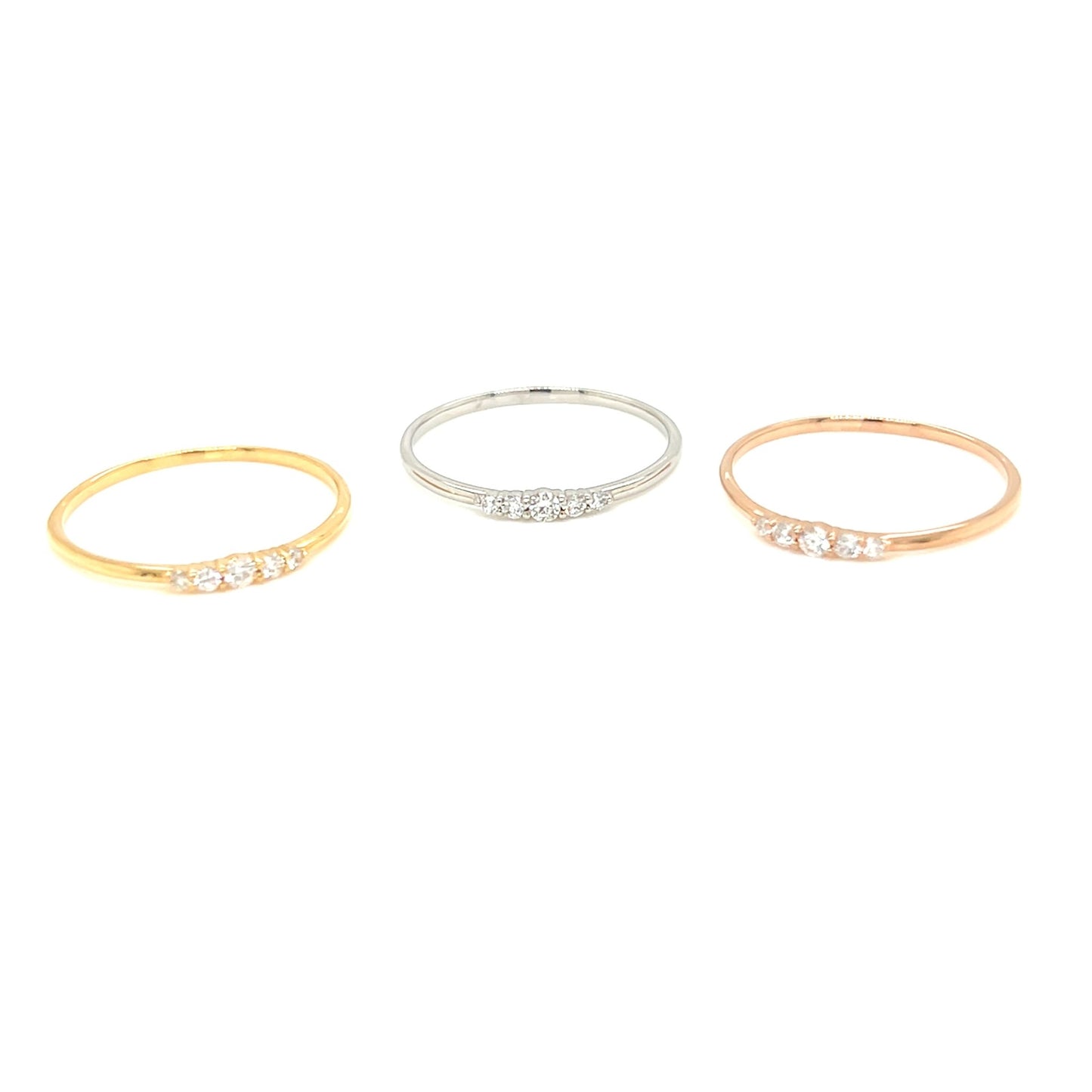 5 Dia Gradual Ring N 0.08ct - JMW Jewelry Wholesale