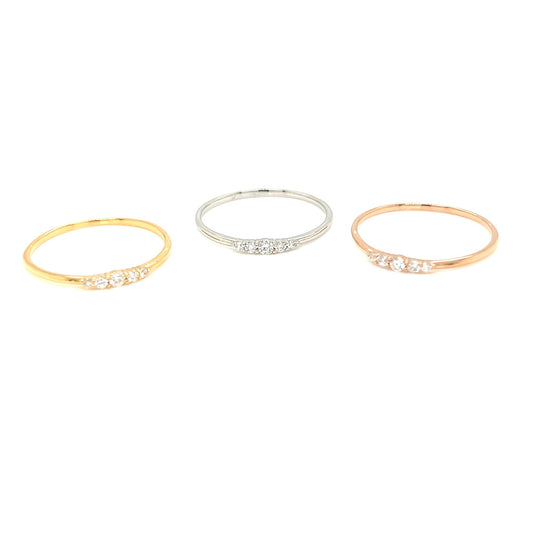 5 Dia Gradual Ring N 0.08ct - JMW Jewelry Wholesale