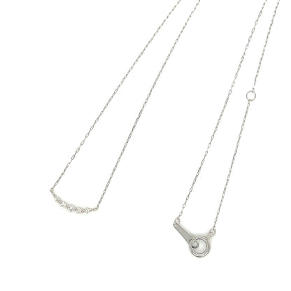 5 Dia Smile Necklace 0.04ct - JMW Jewelry Wholesale