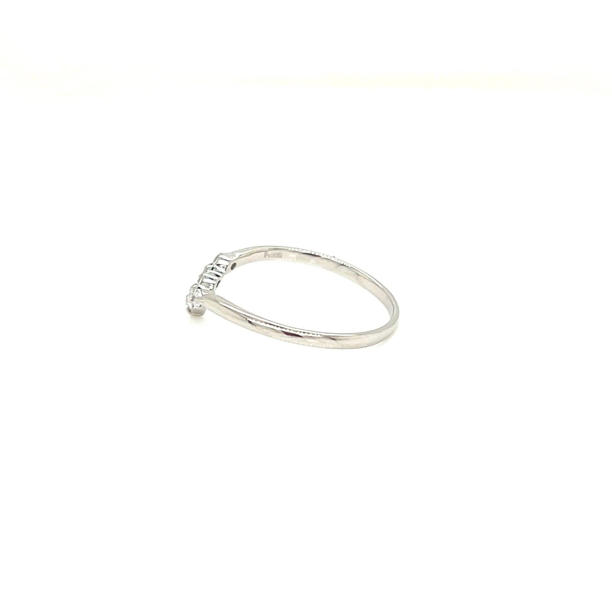 5 Dia V shape ring 0.1ct - JMW Jewelry Wholesale