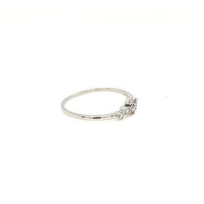 6 Dia Bezel Wave Ring 0.1ct - JMW Jewelry Wholesale
