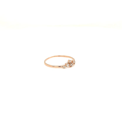6 Dia Bezel Wave Ring 0.1ct - JMW Jewelry Wholesale