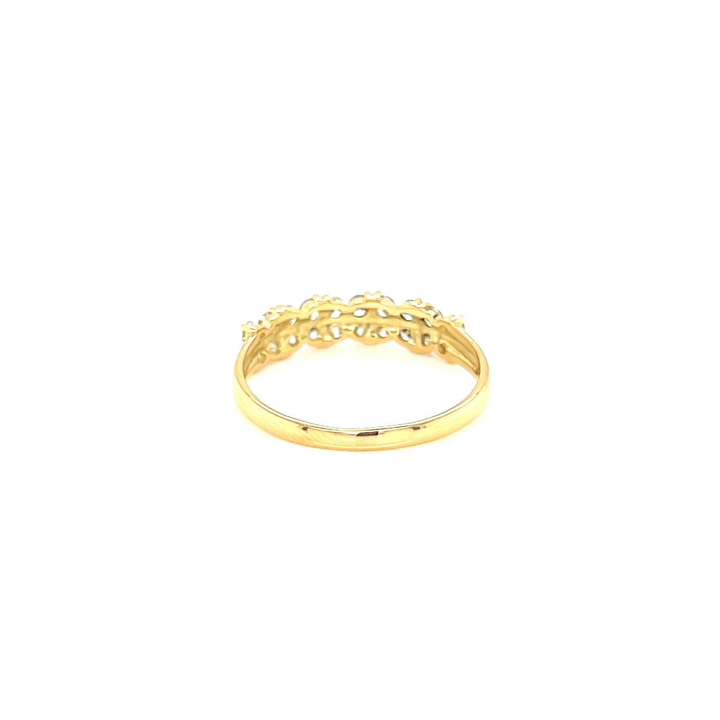 Double Line Rhombus Ring 0.5ct
