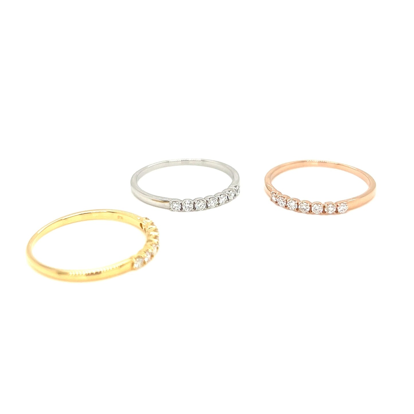 7 Dia Eternity Ring 0.14ct - JMW Jewelry Wholesale