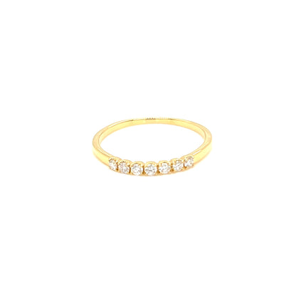 7 Dia Eternity Ring 0.14ct - JMW Jewelry Wholesale