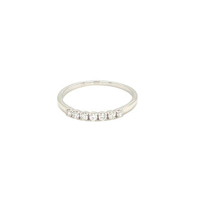 7 Dia Eternity Ring 0.14ct - JMW Jewelry Wholesale