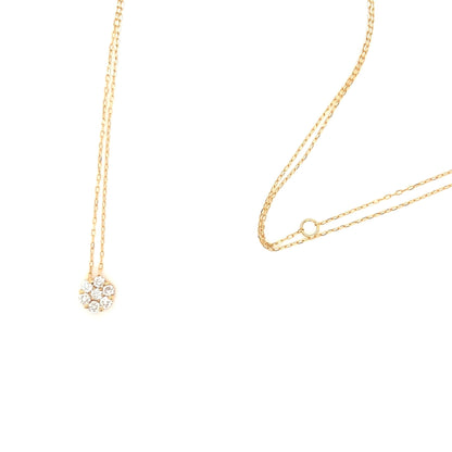 7 Dia Flower Necklace N 0.2ct - JMW Jewelry Wholesale