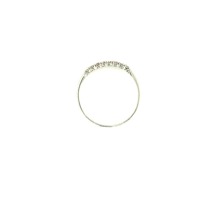 8 Dia Half Eternity Ring 0.1ct - JMW Jewelry Wholesale