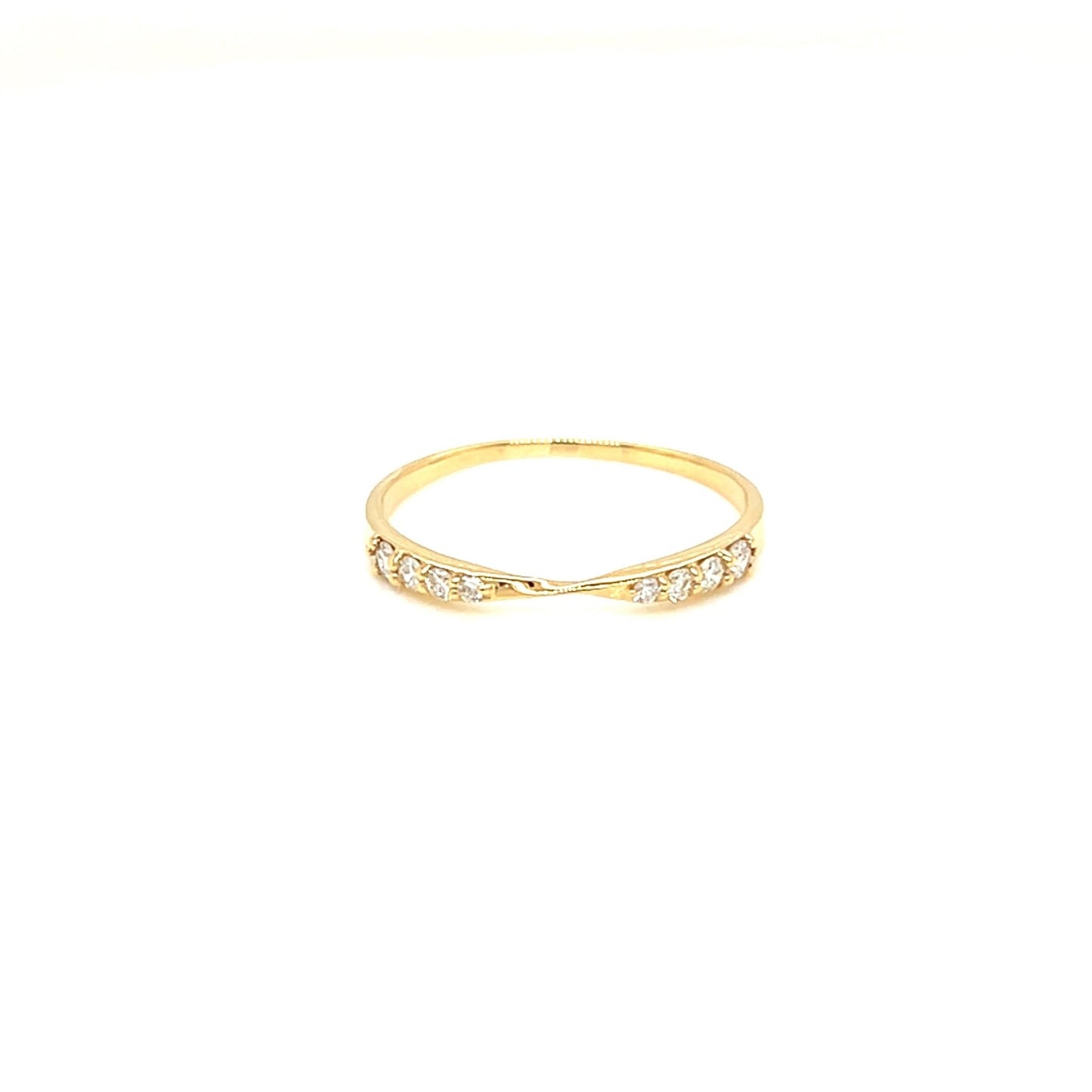 8 Dia Wave Ring 0.15ct - JMW Jewelry Wholesale