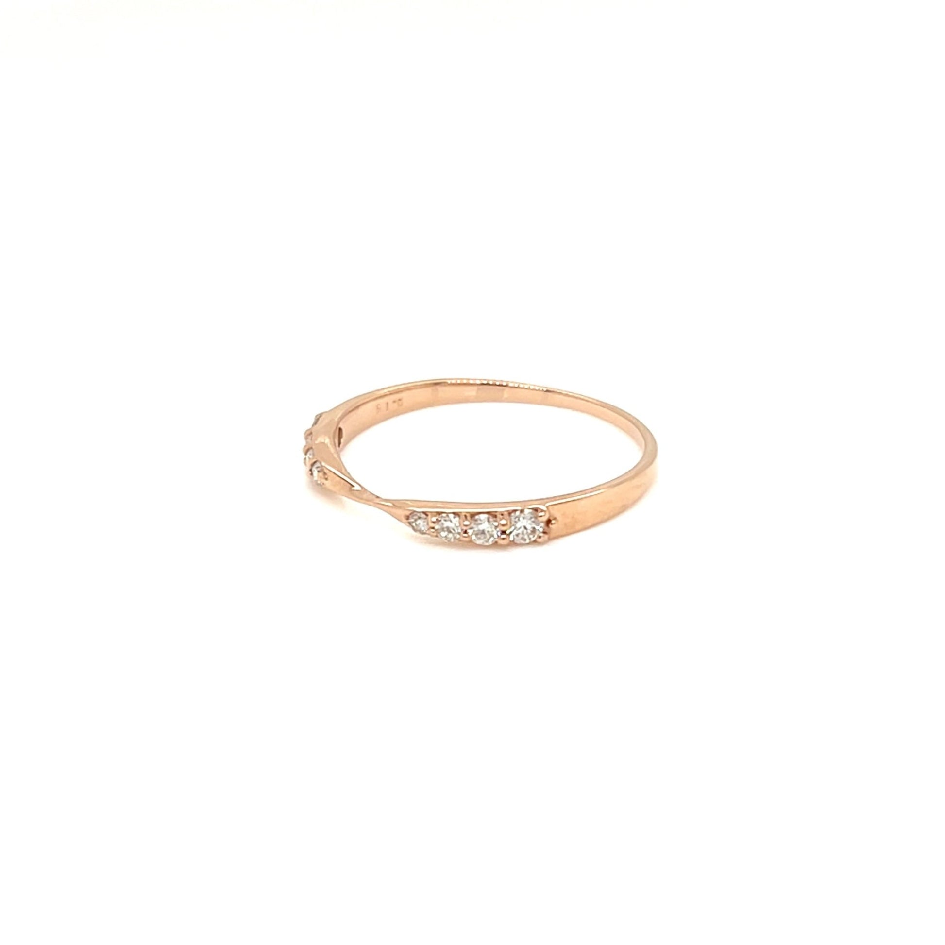 8 Dia Wave Ring 0.15ct - JMW Jewelry Wholesale