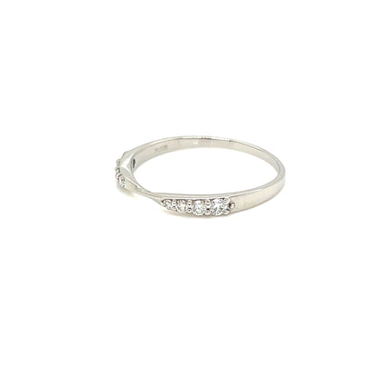 8 Dia Wave Ring 0.15ct - JMW Jewelry Wholesale