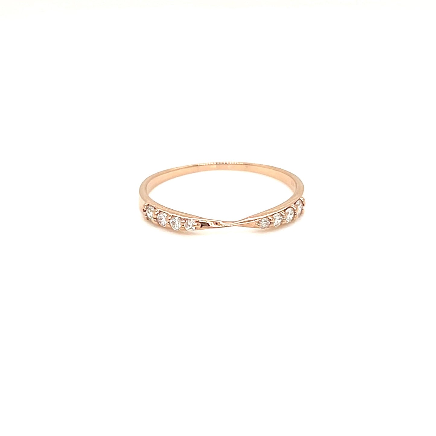 8 Dia Wave Ring 0.15ct - JMW Jewelry Wholesale