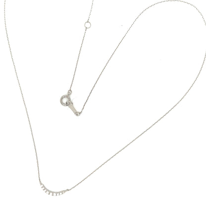 9 Dia Smile Necklace 0.08ct - JMW Jewelry Wholesale