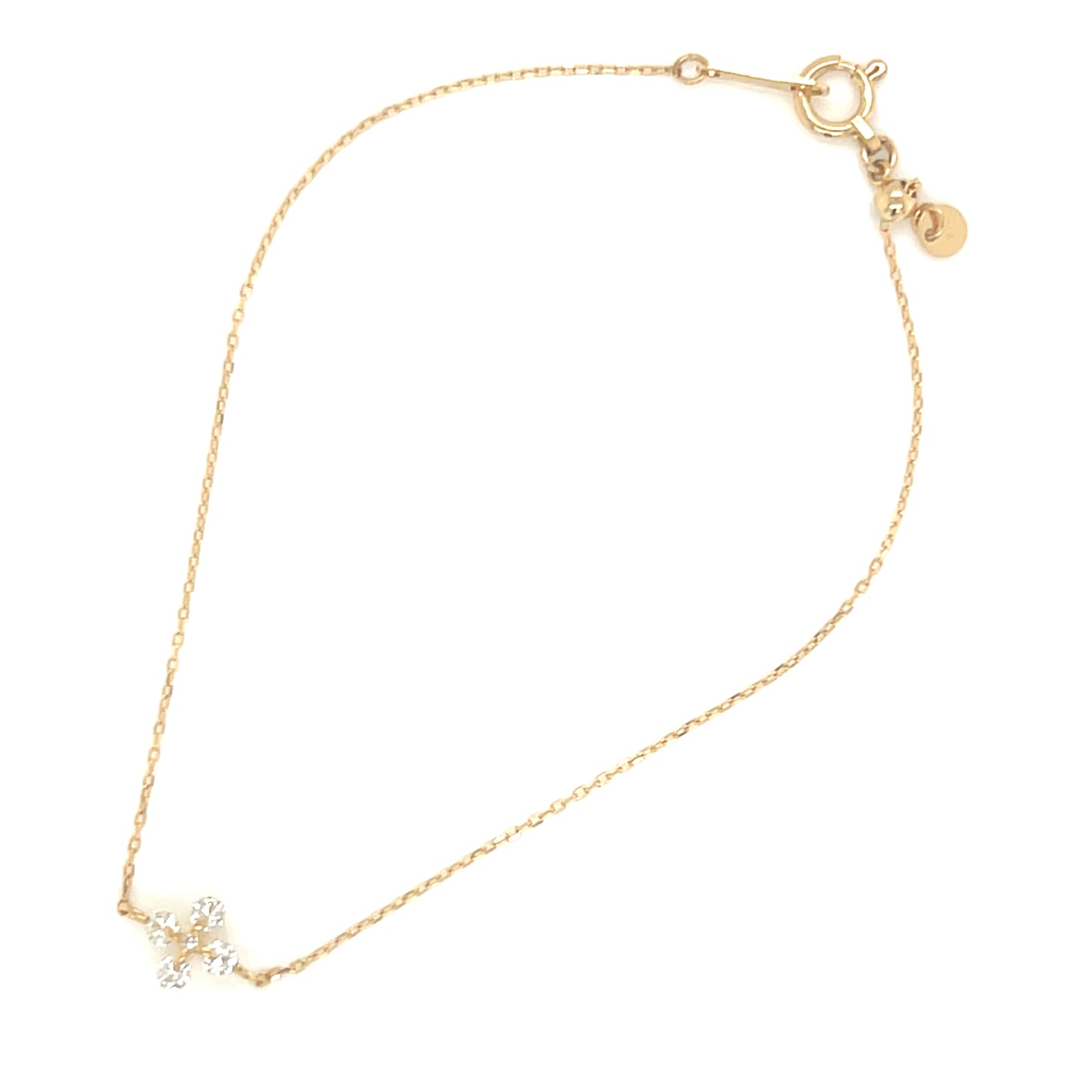 Cross Flower Bracelet 0.12ct