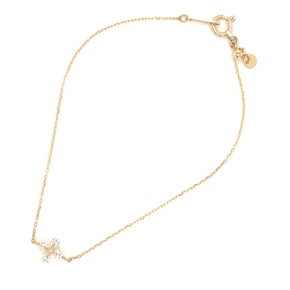 Cross Flower Bracelet 0.12ct