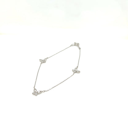 Trio Butterfly Bracelet 0.24ct