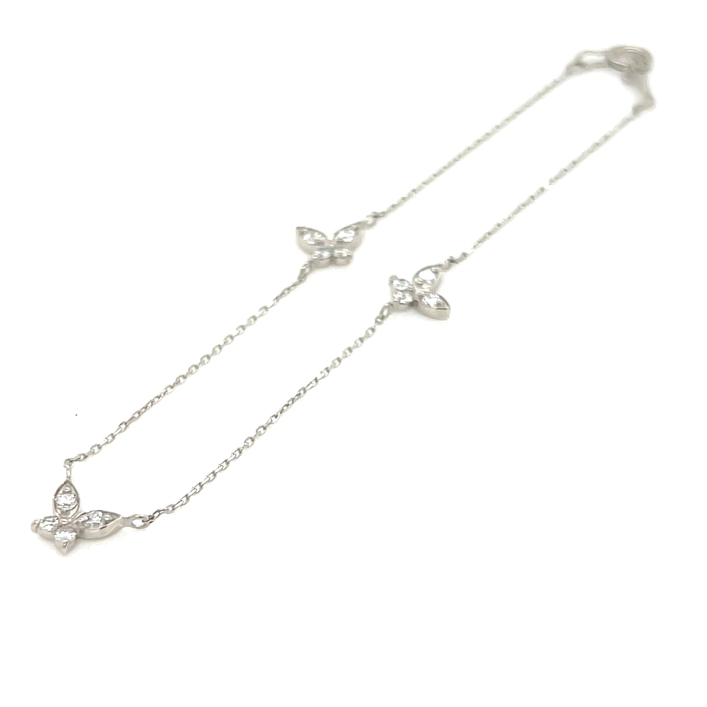 Trio Butterfly Bracelet 0.24ct