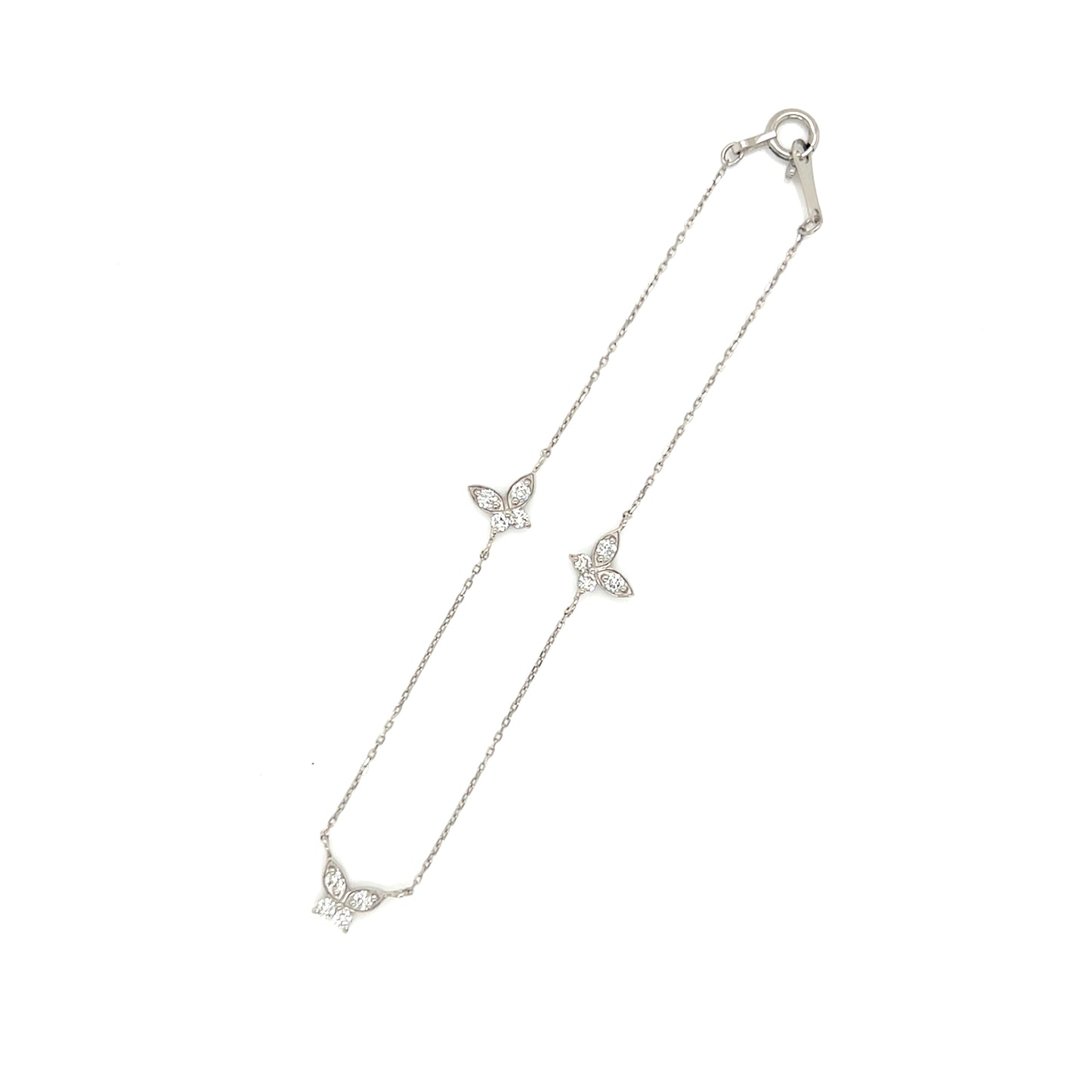 Trio Butterfly Bracelet 0.24ct