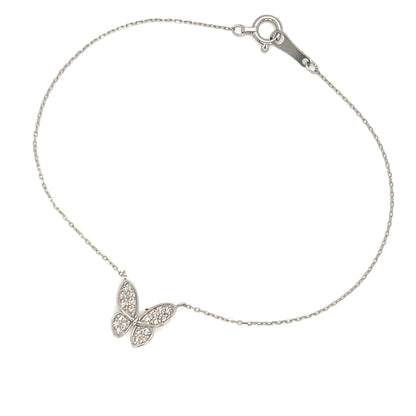 Whole Dia 3D Butterfly Bracelet 0.1ct