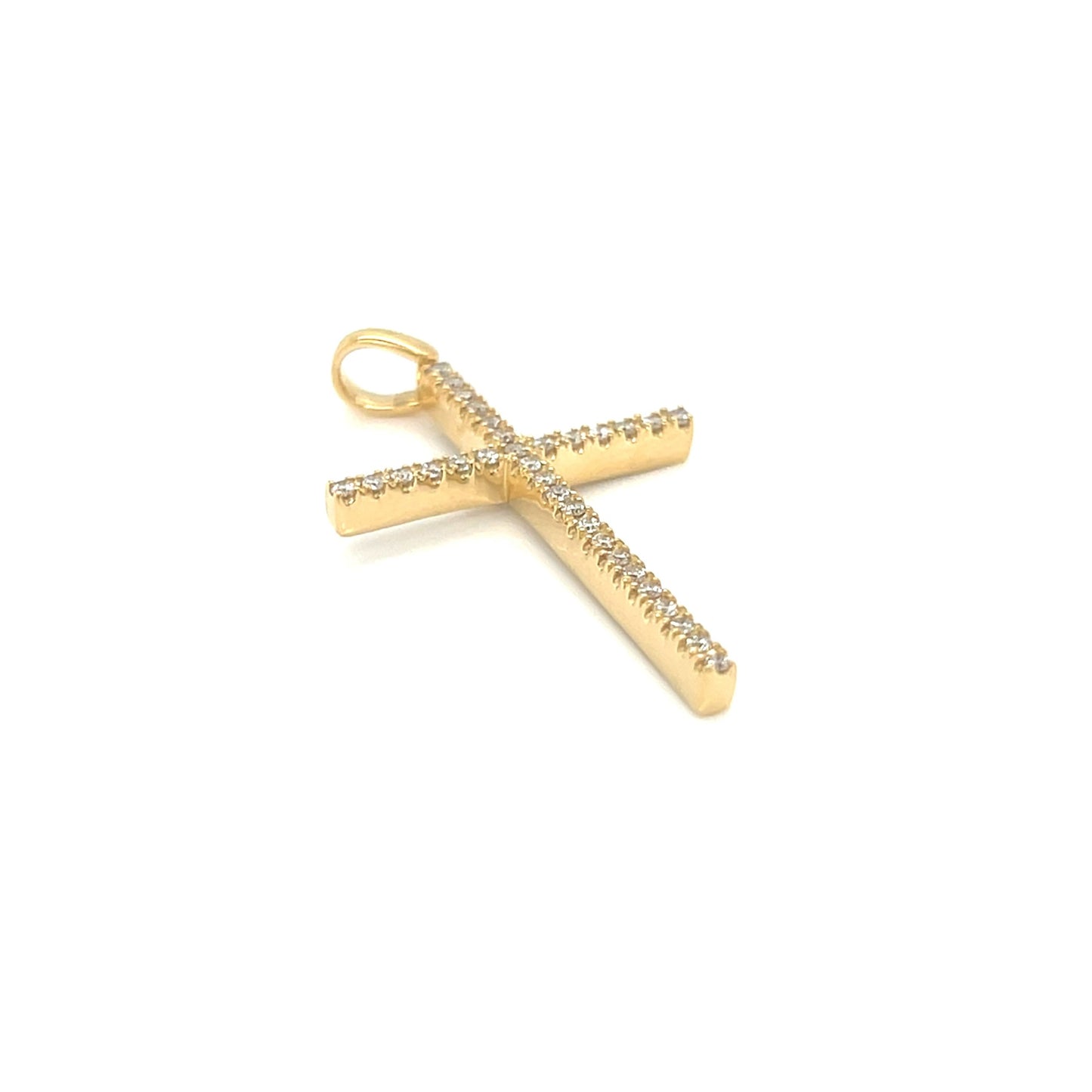 Big Cross Pendant 0.35ct