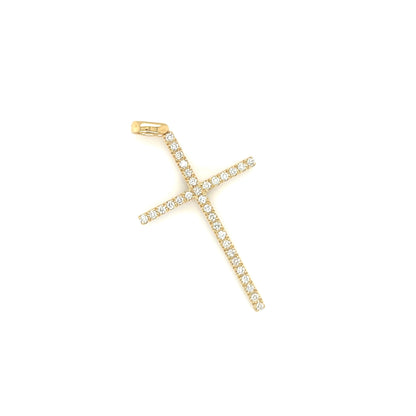 Big Cross Pendant 0.35ct