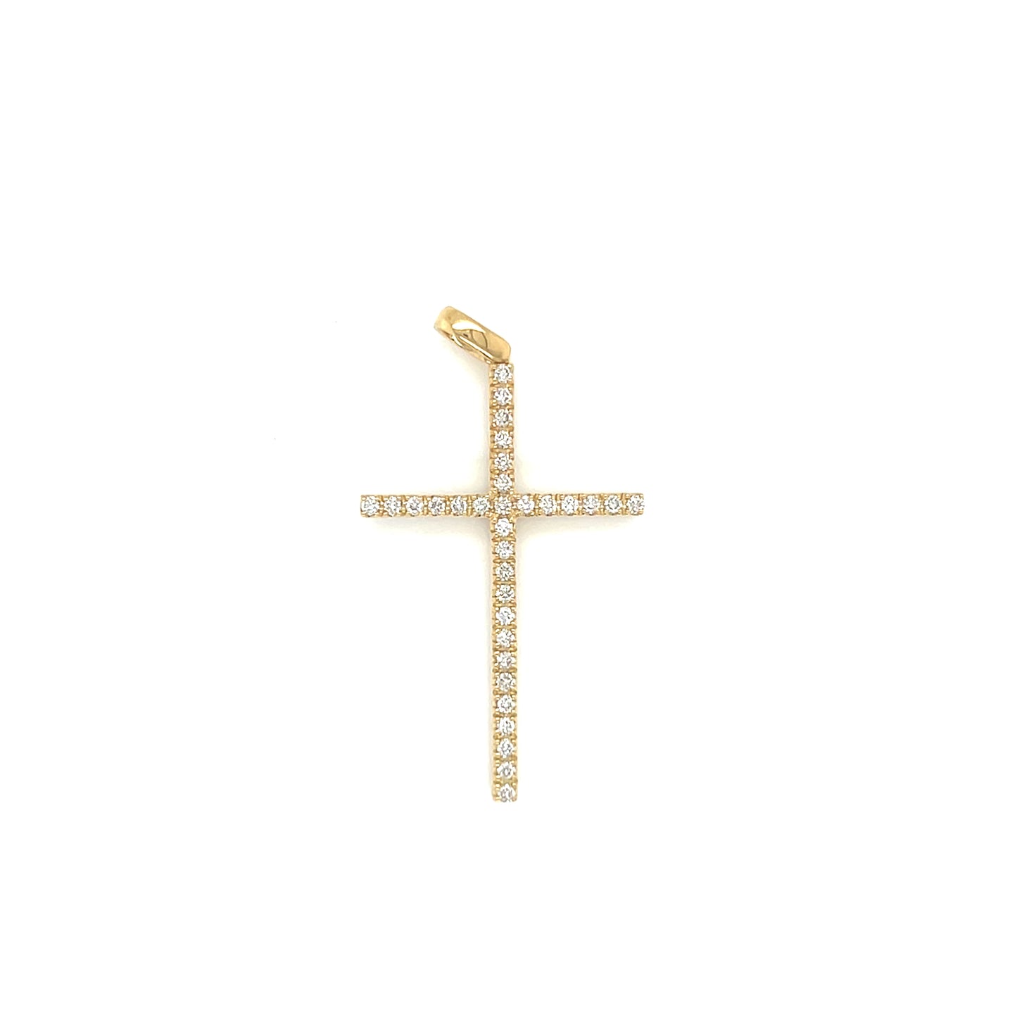 Big Cross Pendant 0.35ct