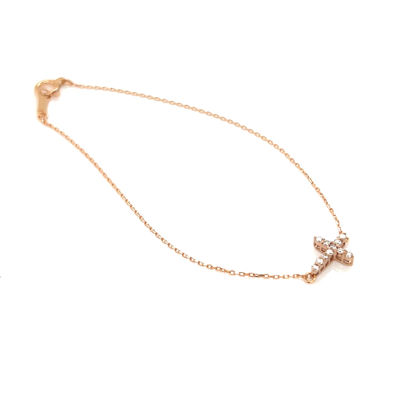 11 Dia Cross Bracelet 0.08ct