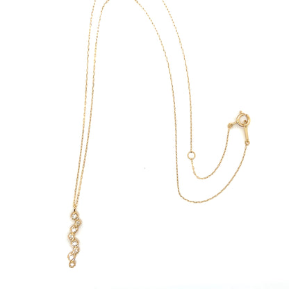 HC Long Dots Necklace 0.15ct