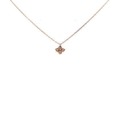 HC Four Pointed Star Necklace 0.15ct