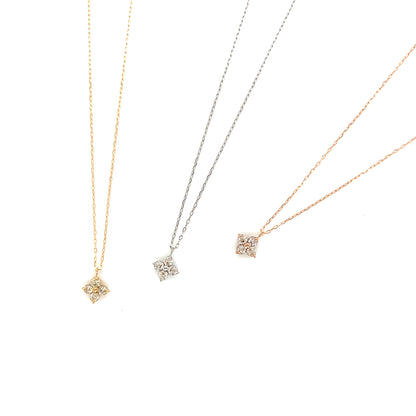 HC Four Pointed Star Necklace 0.15ct