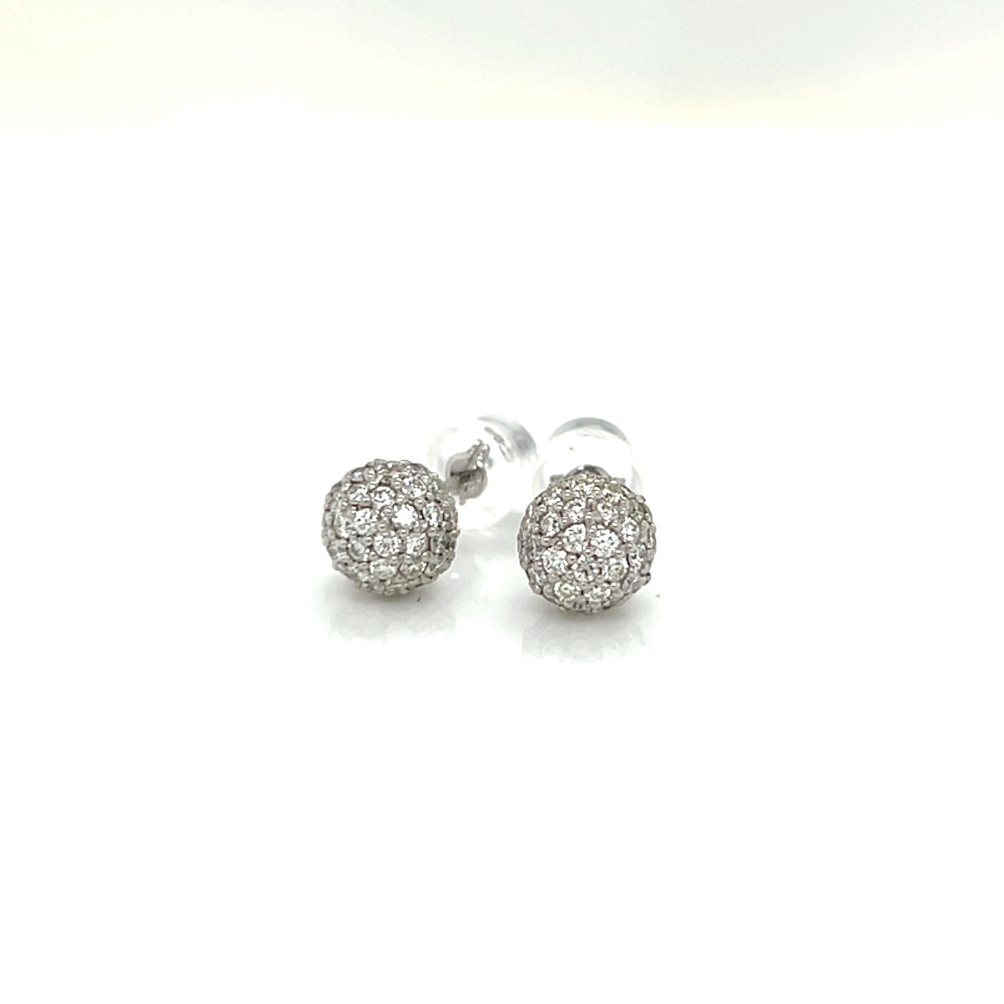 HC Sphere Earrings 1ct