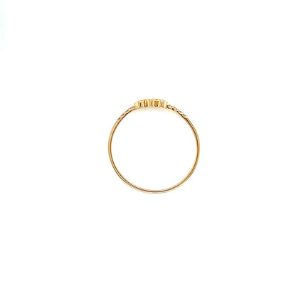 Tri Bezel Ring 0.08ct