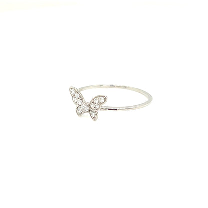 Butterfly Ring 0.1ct