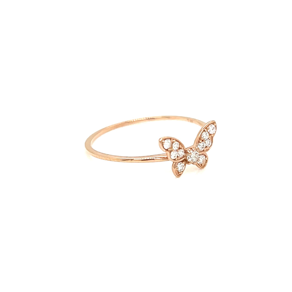 Butterfly Ring 0.1ct