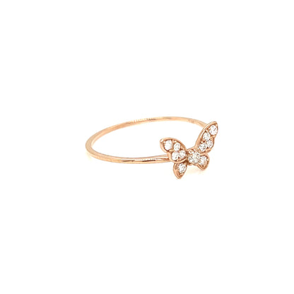 Butterfly Ring 0.1ct