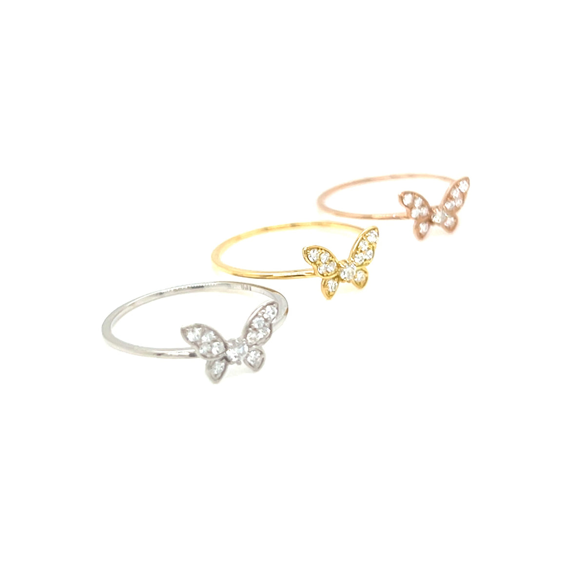 Butterfly Ring 0.1ct