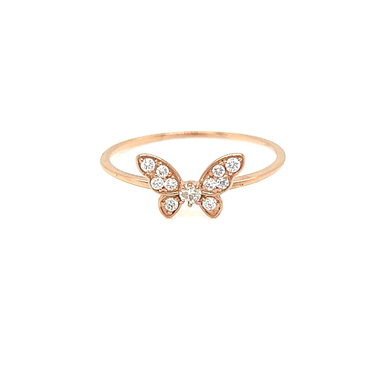Butterfly Ring 0.1ct