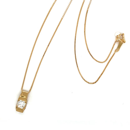 CGL Bar Necklace 0.5/0.06ct