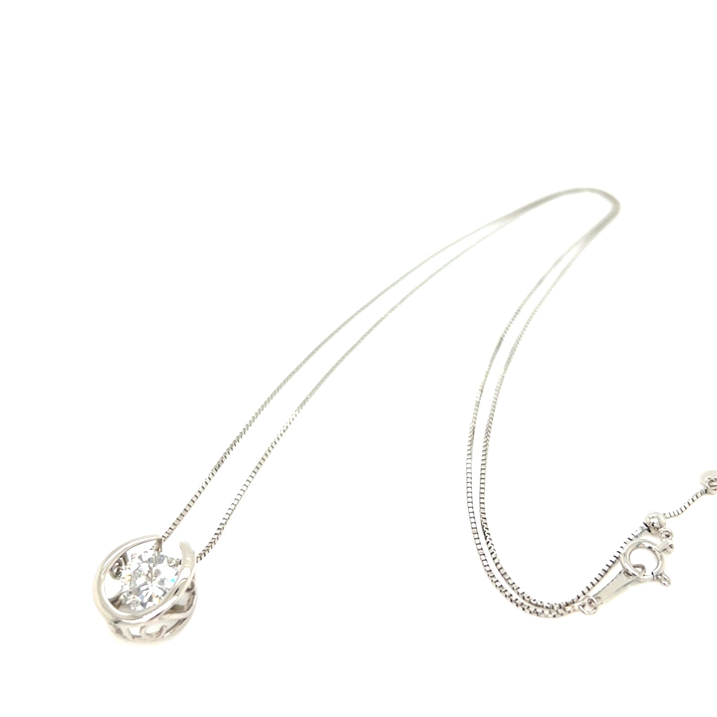 DS Horseshoe Necklace 1ct