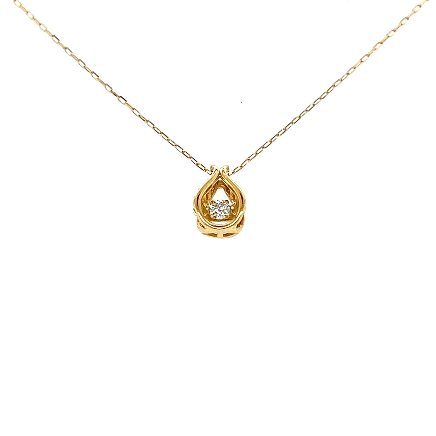 DS Waterdrop Necklace 0.03ct