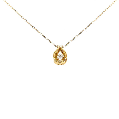 DS Waterdrop Necklace 0.03ct